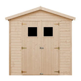 Abri de jardin en panneaux 17mm - 205x199cm - avec plancher - Timbela Ma boutique